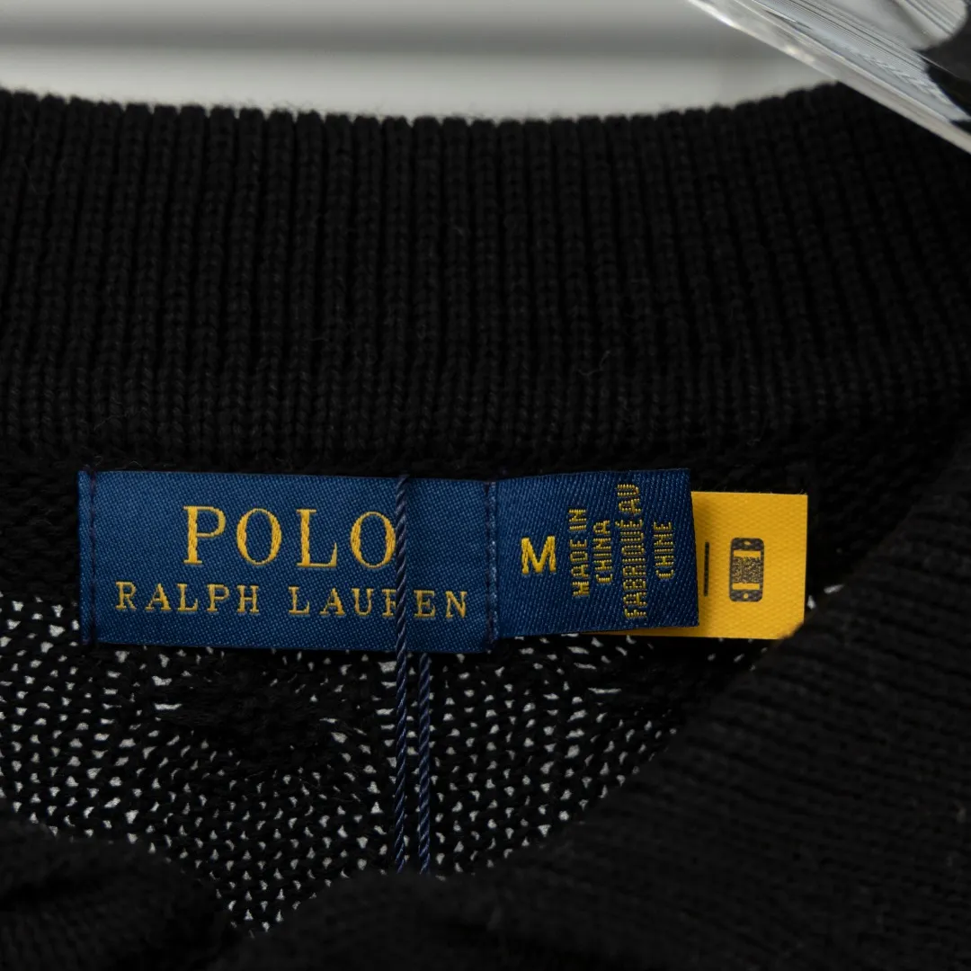 P300 top version (different currencies) You can scan the code to enter the official website Style: Ralph Lauren POLO Ralph Lauren small label embroidery knitted old money style lapel long-sleeved POLO Color: Picture color Size: S-XL Fabric: Pure cotton Accessories: Full set of customized accessories No gender distinction, same style for men and women